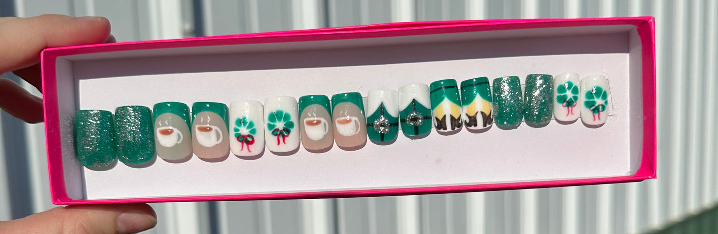 Ready To Ship-24 Piece Gel Press On Nail Set