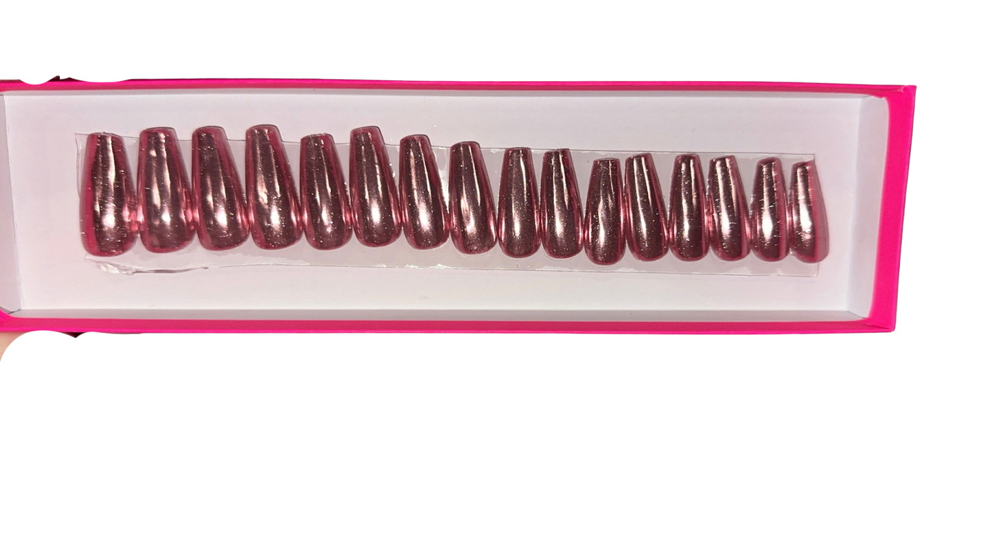 Ready To Ship-24 Piece Gel Press On Nail Set